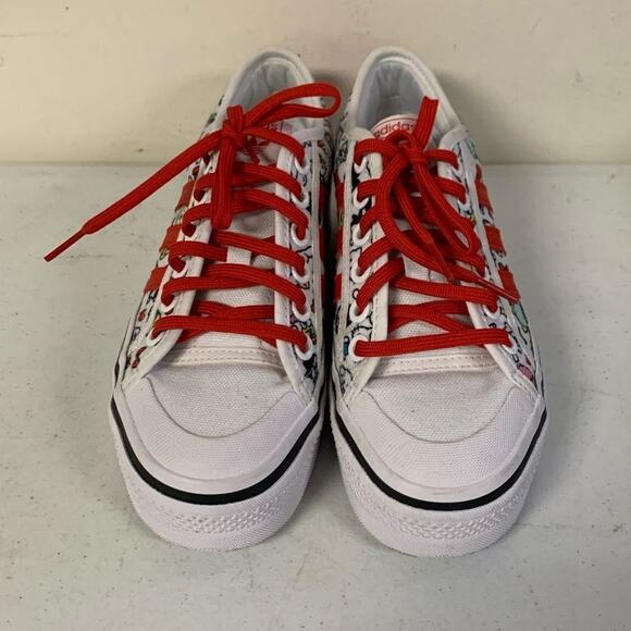 adidas Kids Hello Kitty Nizza Platform Shoes, US 4.5 - Picture 2 of 8